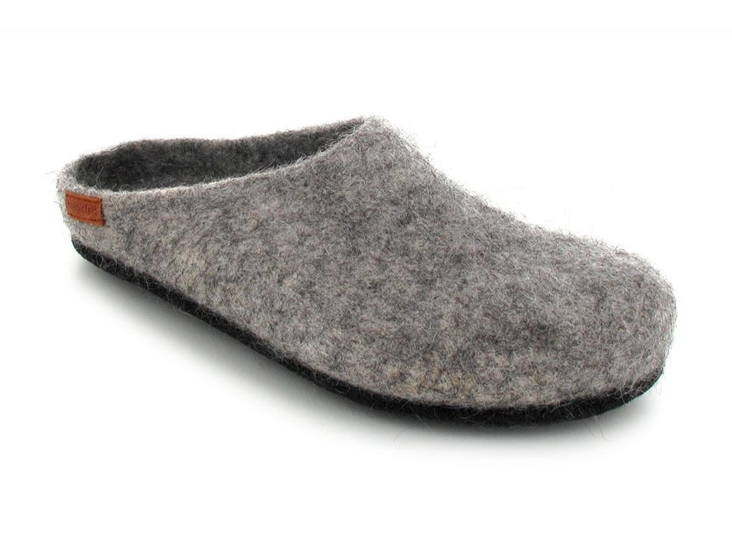 MAGIC FELT® Slippers | Gray Gotland Sheep Wool